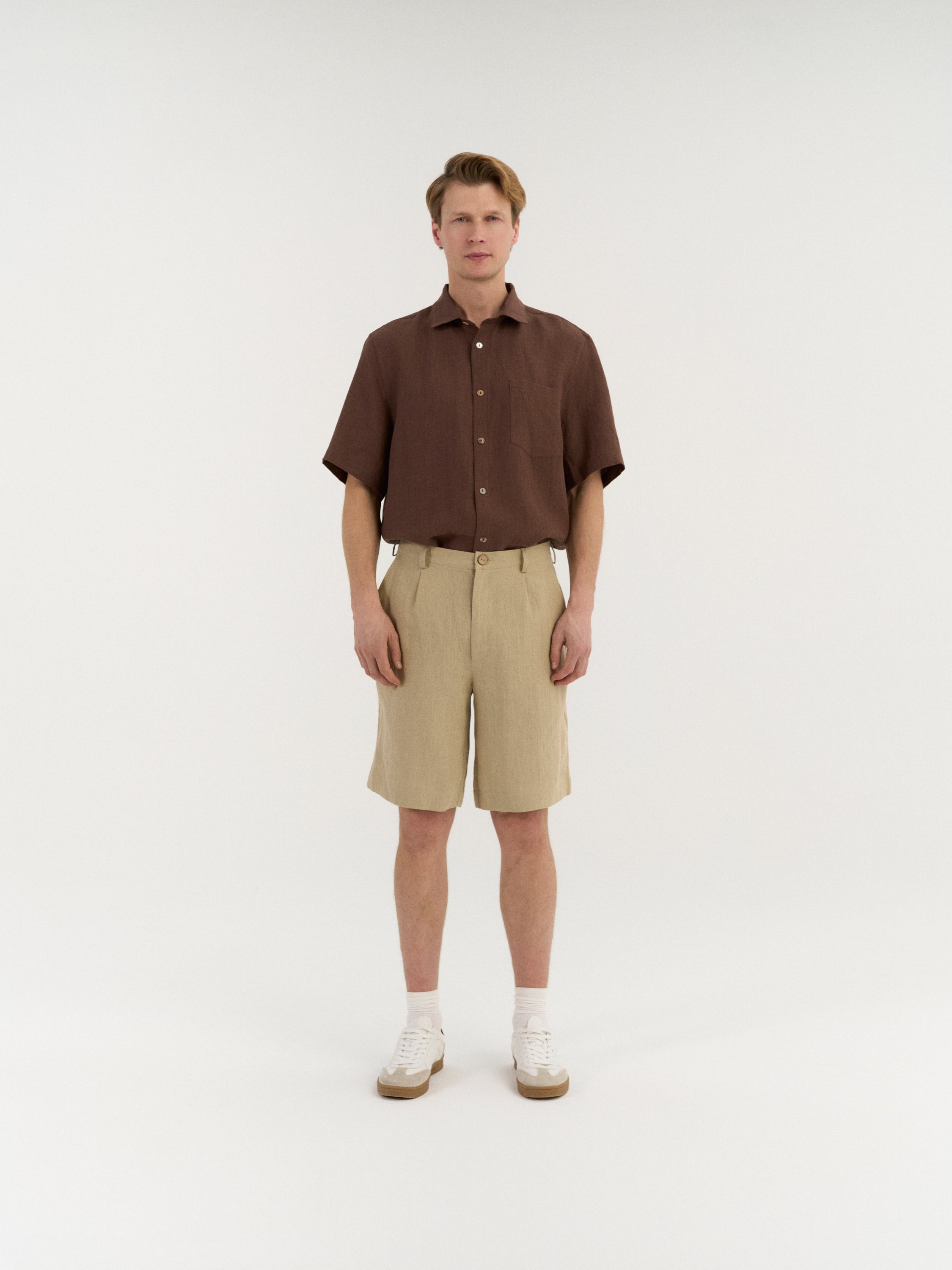 Marco Pleated Shorts
