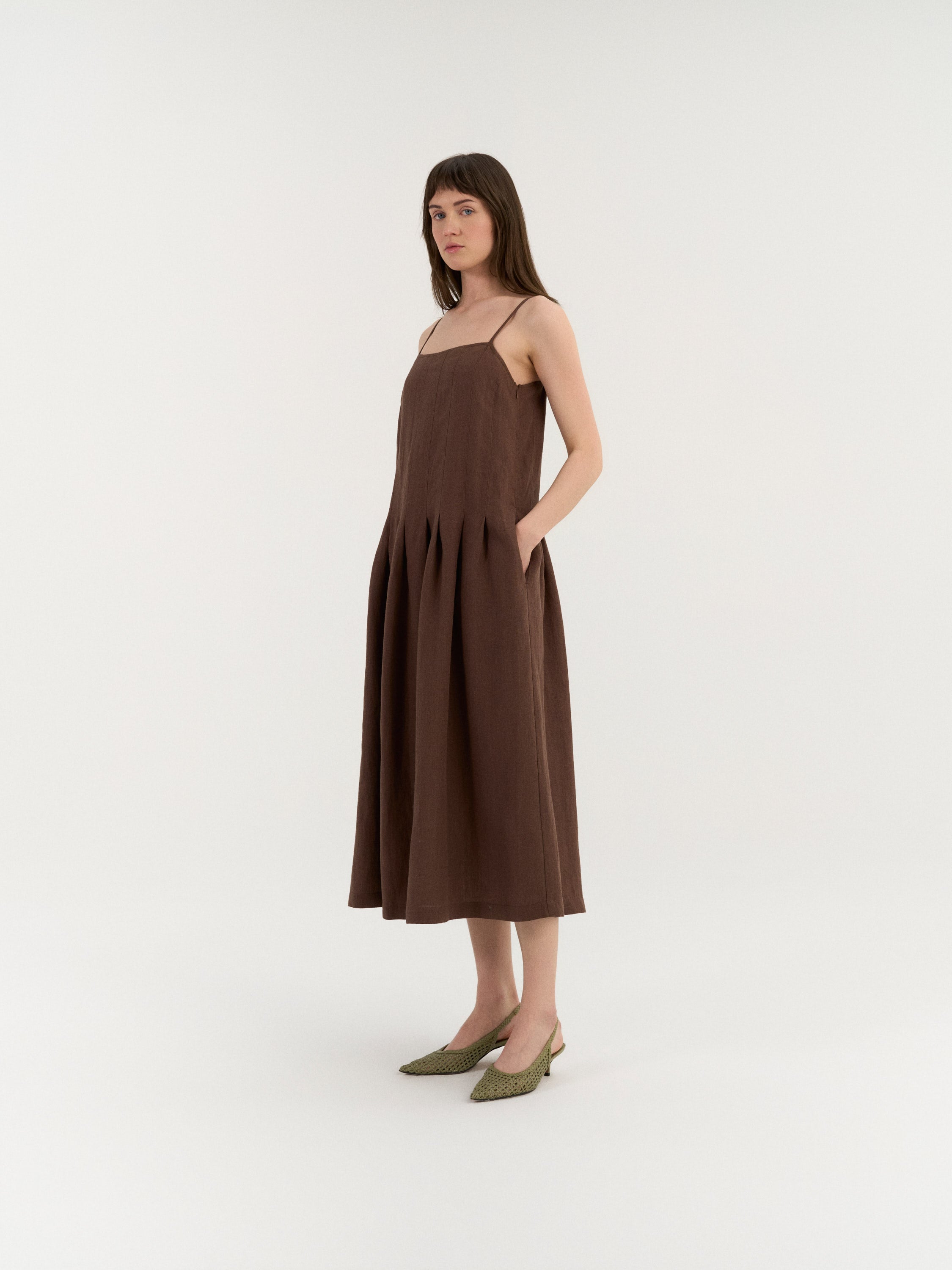Sarah Pleated Dress