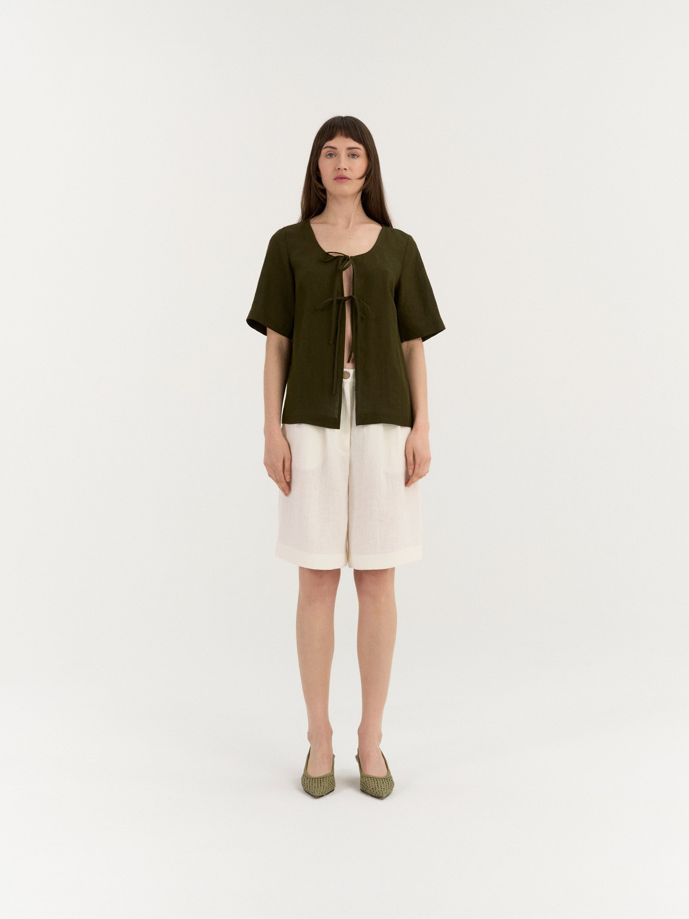 Vivien Tie Front Top