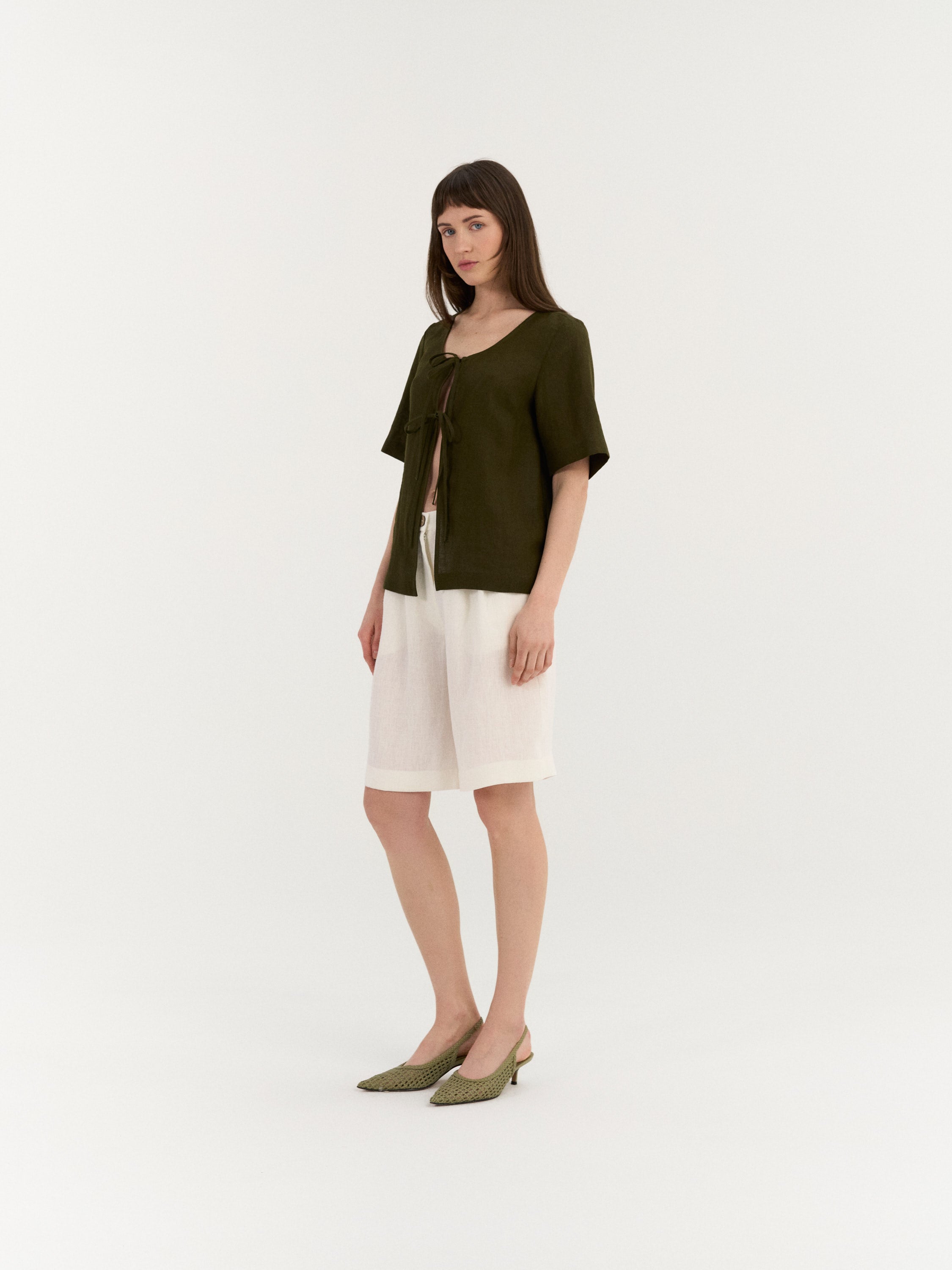 Vivien Tie Front Top