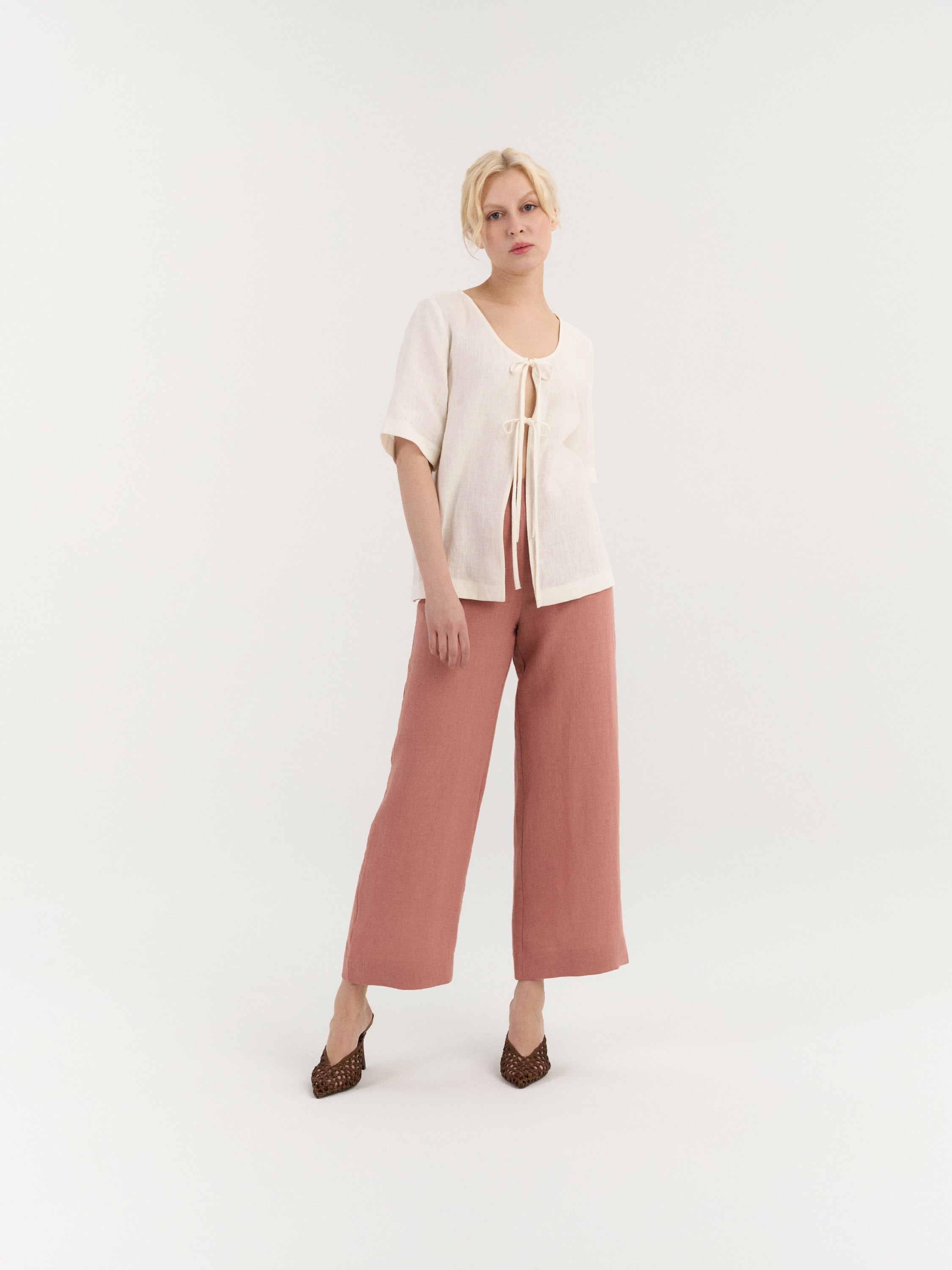 Vivien Tie Front Top