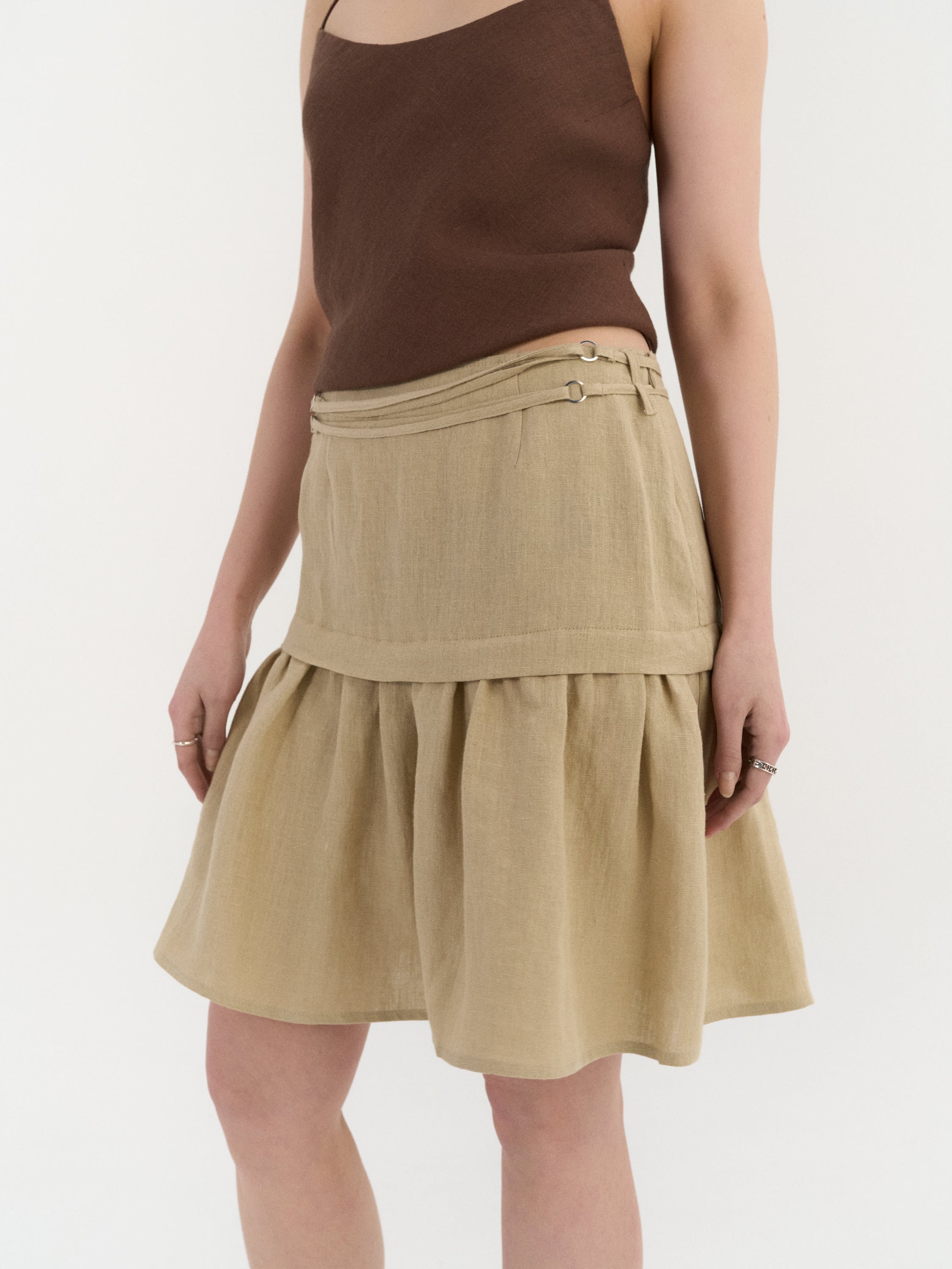 Ravena Gathered Skirt