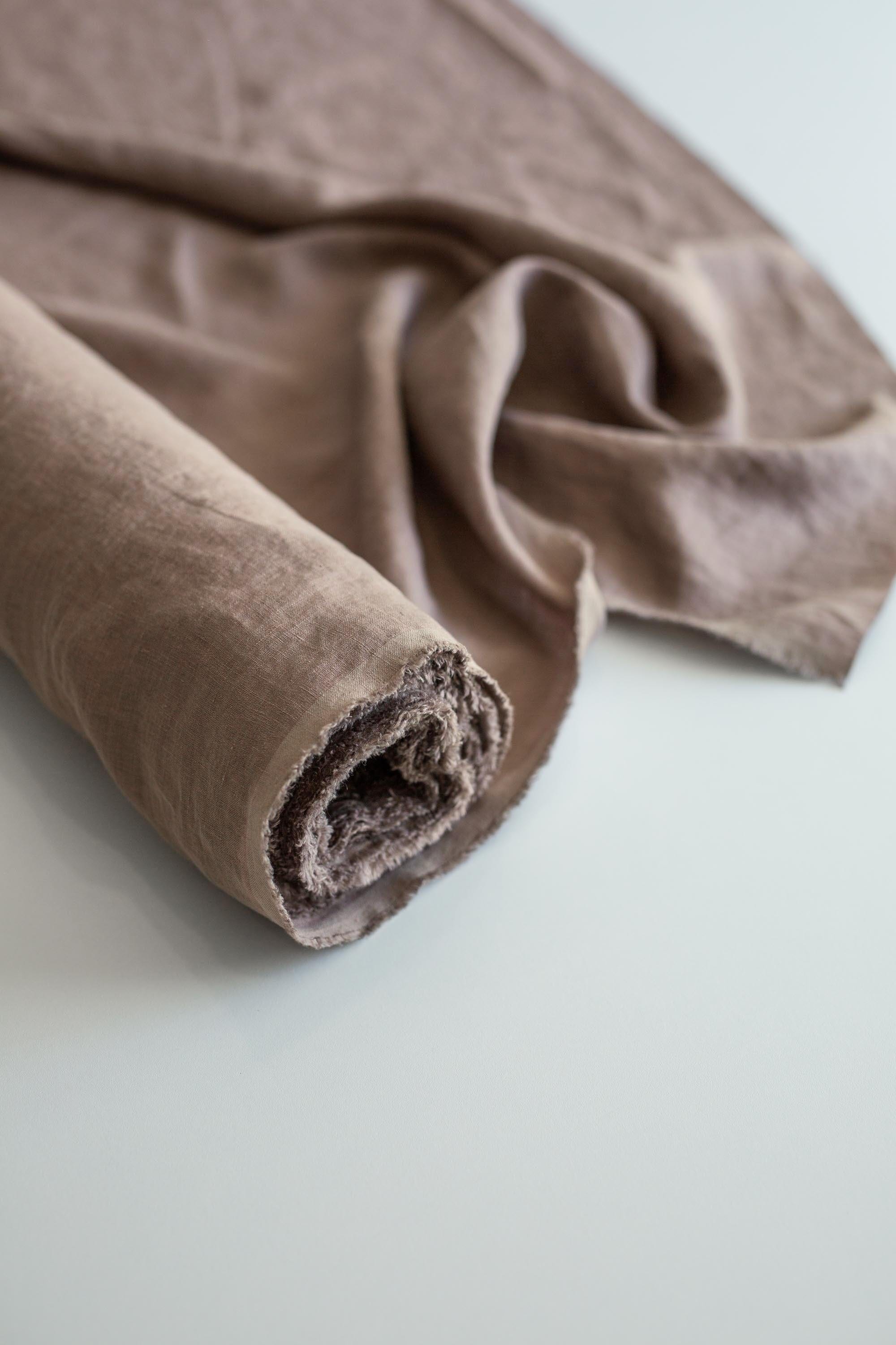 AmourLinen linen fabric Rosy Brown 95" / 240 cm linen fabric Rosy Brown 95" / 240 cm linen fabric | AmourLinen | Linen fabric cut to length