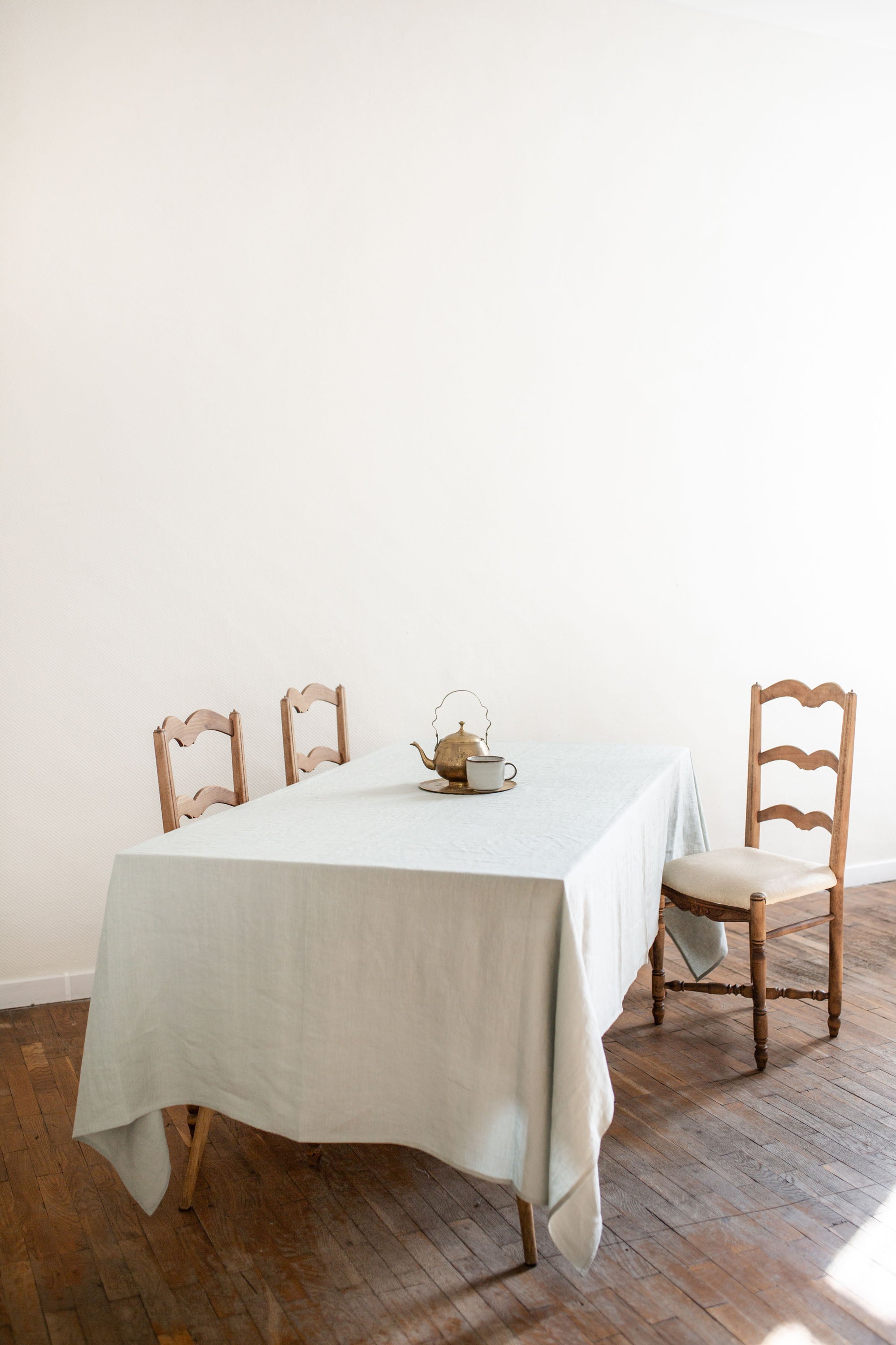 Linen tablecloth - 59x79" / 150x200 cm/ Sage Green