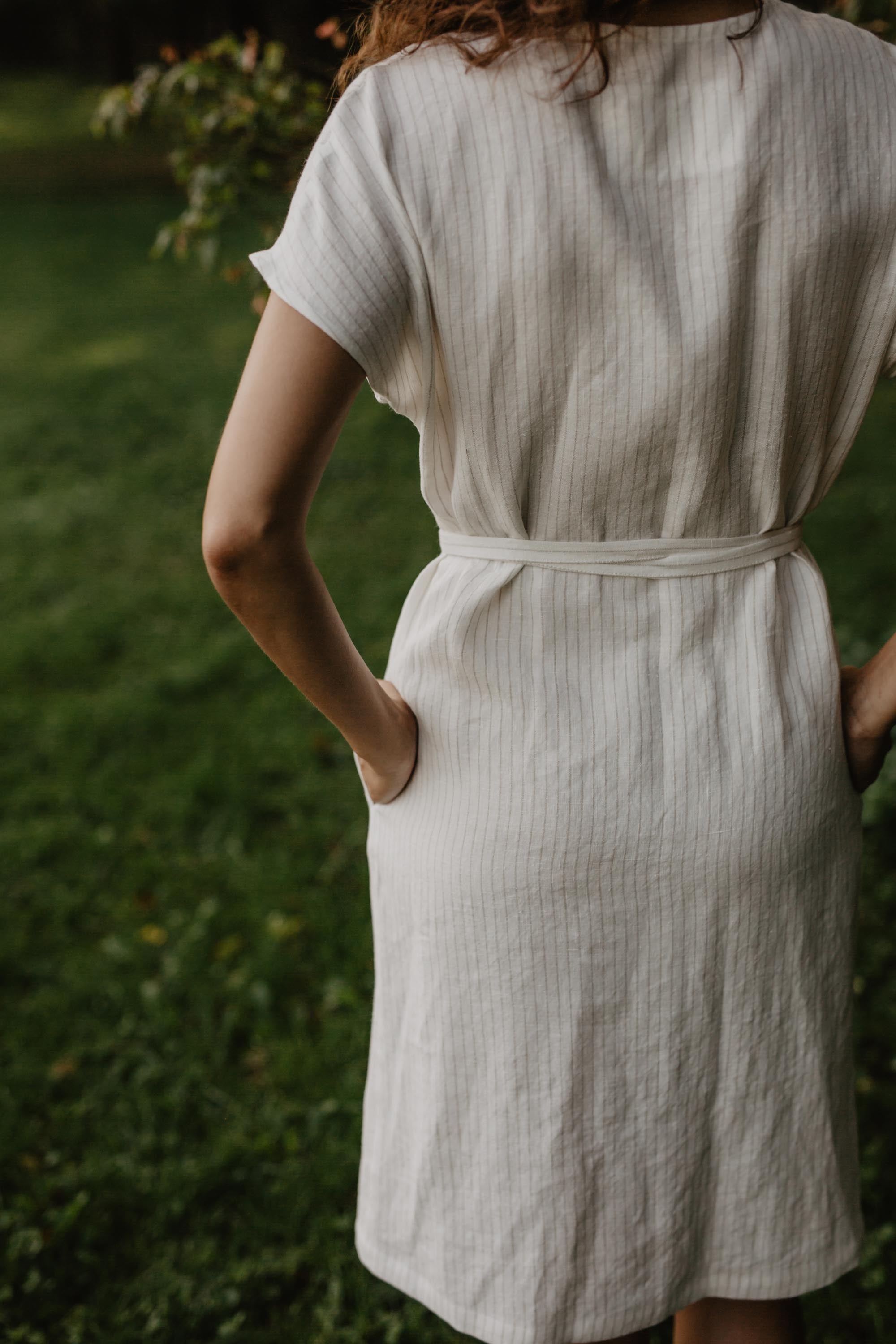 A Dress with Hidden Pockets: A Review of The Roma Wrap Dress from wayre