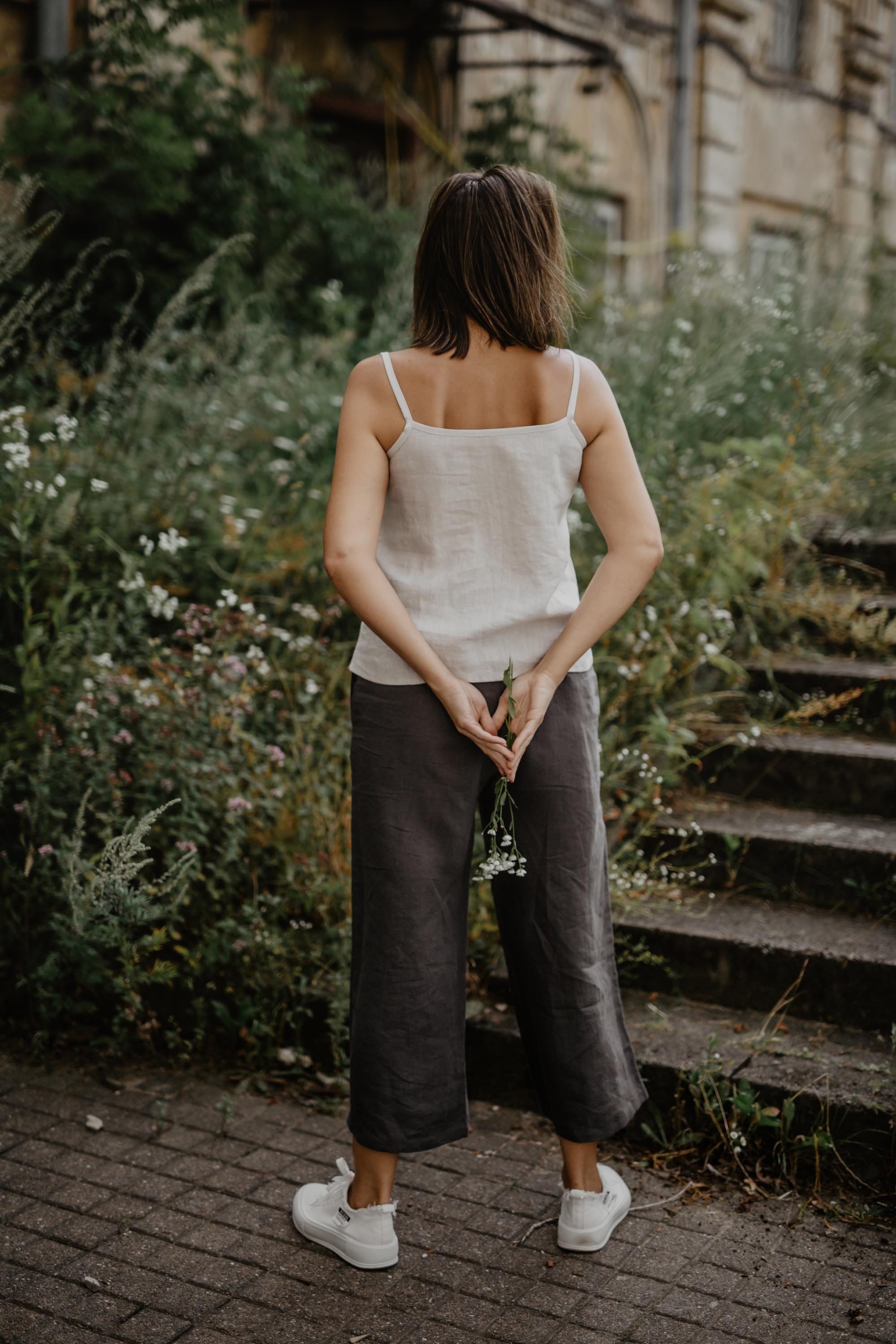 AmourLinen Linen pants XXL / Charcoal Linen pants Tokyo XXL Charcoal Linen pants Tokyo XXL Charcoal