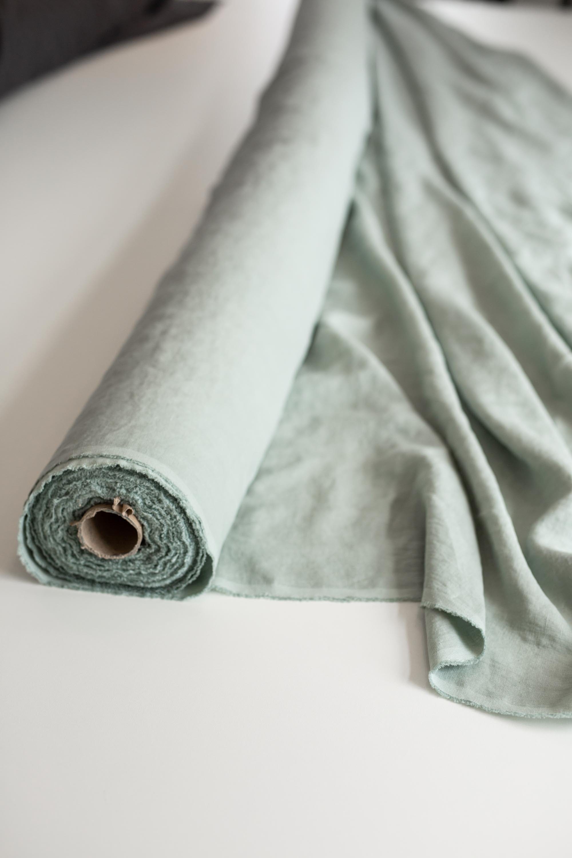 AmourLinen Sage Green 95" / 240 cm linen fabric Sage Green 95" / 240 cm linen fabric | AmourLinen | Linen fabric cut to length