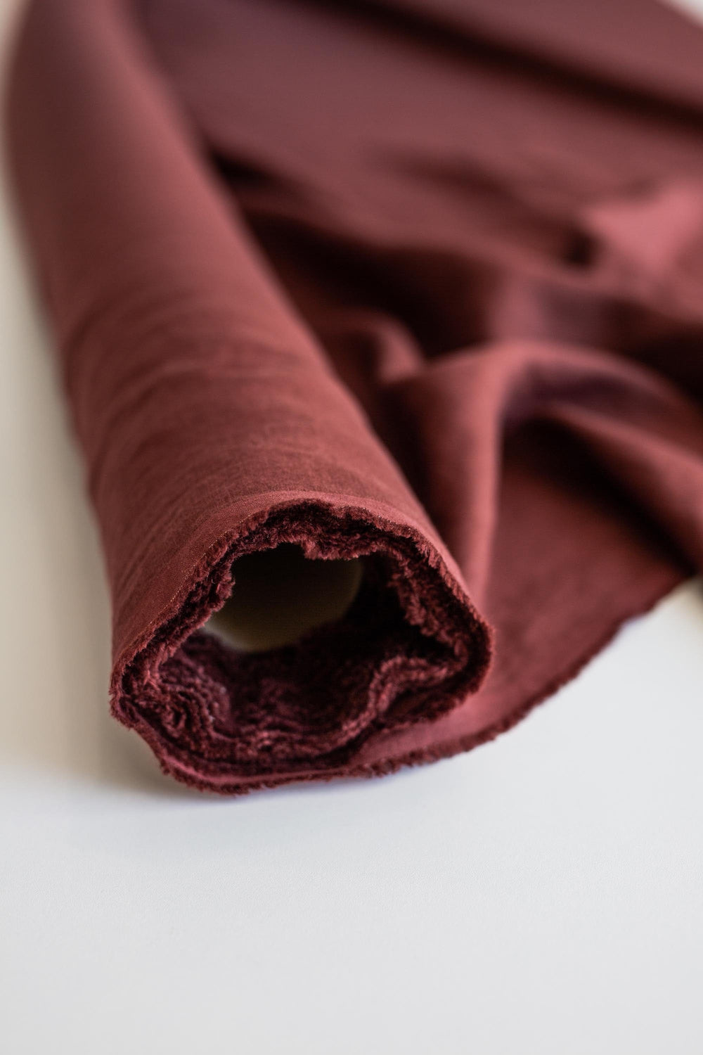 Terracotta 95" / 240 cm linen fabric | AmourLinen | Linen fabric cut to length