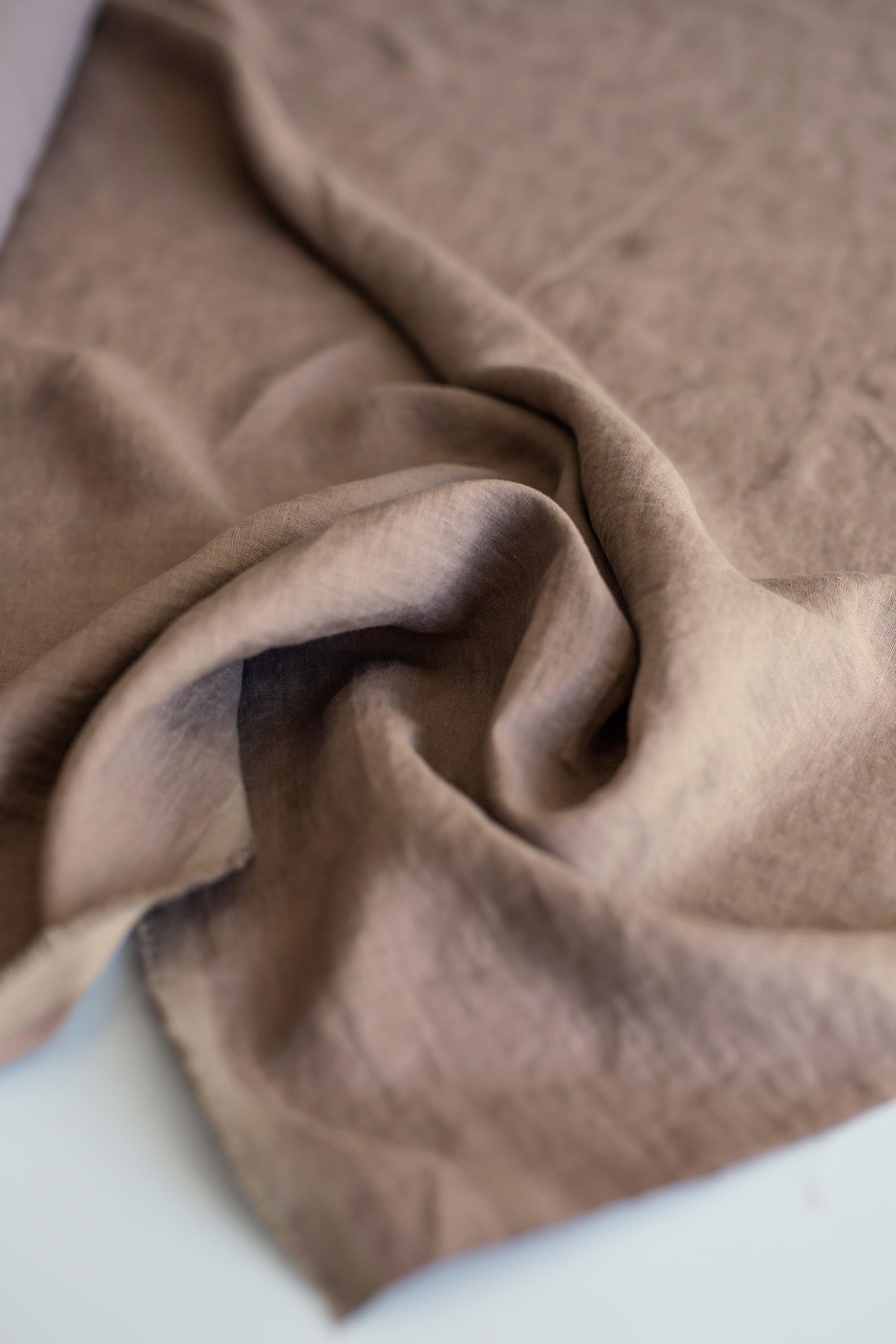 AmourLinen linen fabric Rosy Brown 95" / 240 cm linen fabric Rosy Brown 95" / 240 cm linen fabric | AmourLinen | Linen fabric cut to length