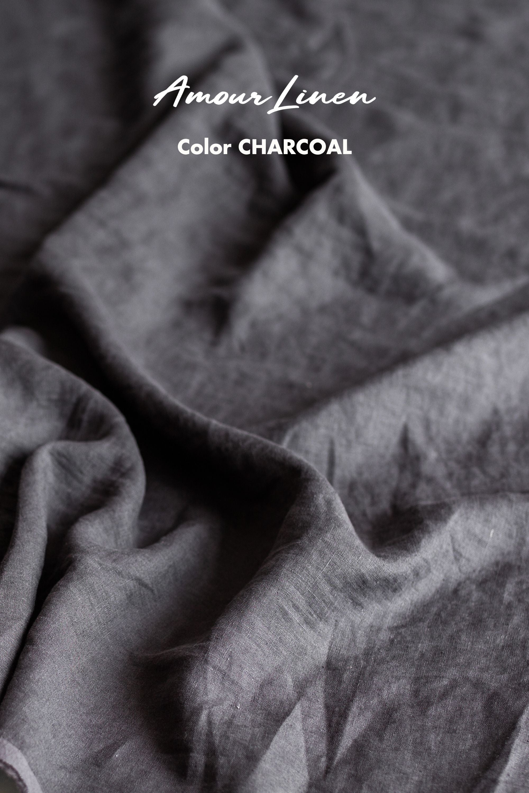 Classic linen shirt HECTOR L Charcoal