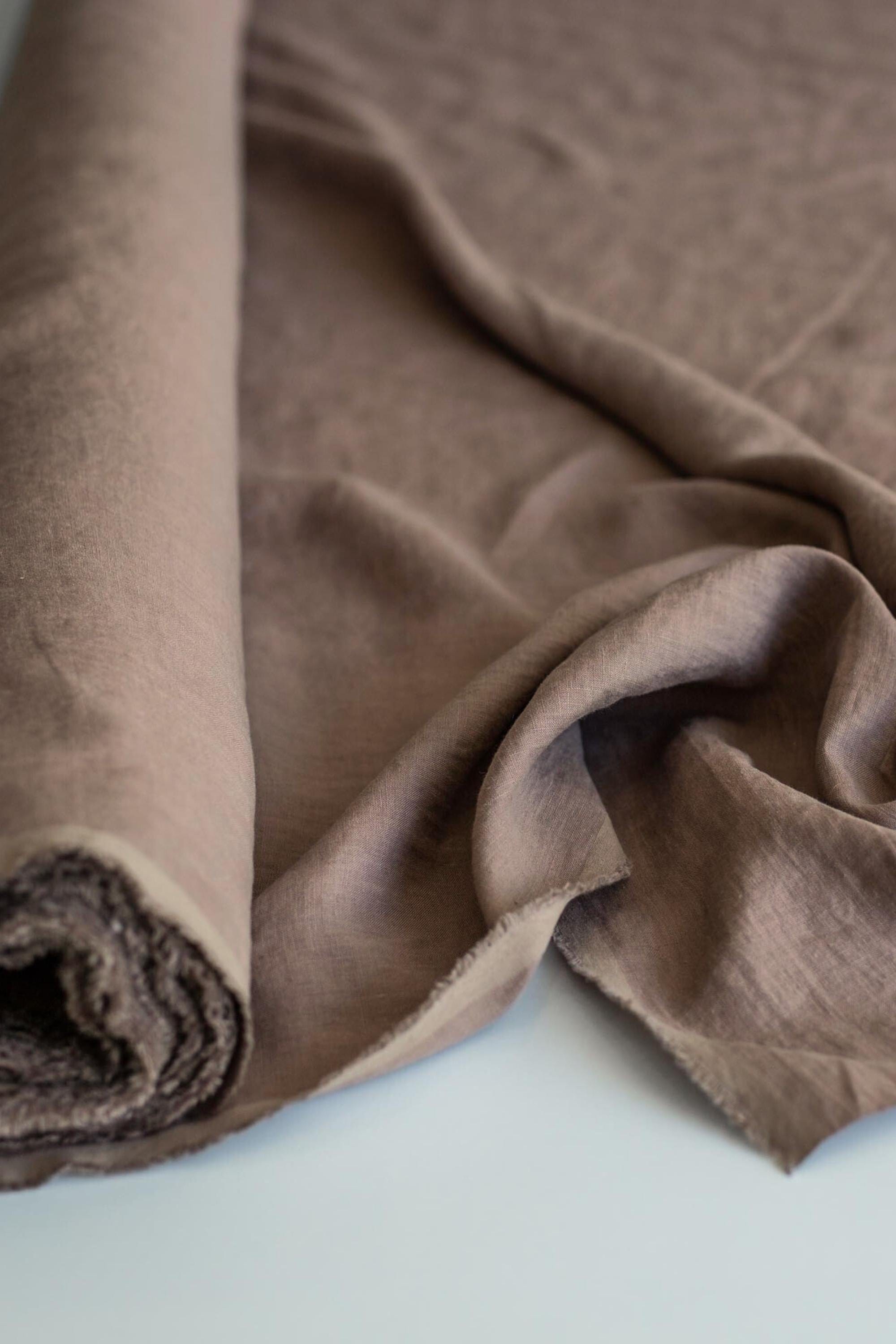 AmourLinen linen fabric Rosy Brown 95" / 240 cm linen fabric Rosy Brown 95" / 240 cm linen fabric | AmourLinen | Linen fabric cut to length