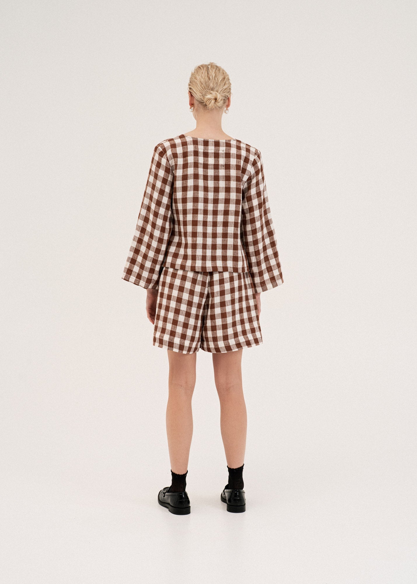 AmourLinen Linen top Adele wrap linen top Adele wrap linen top