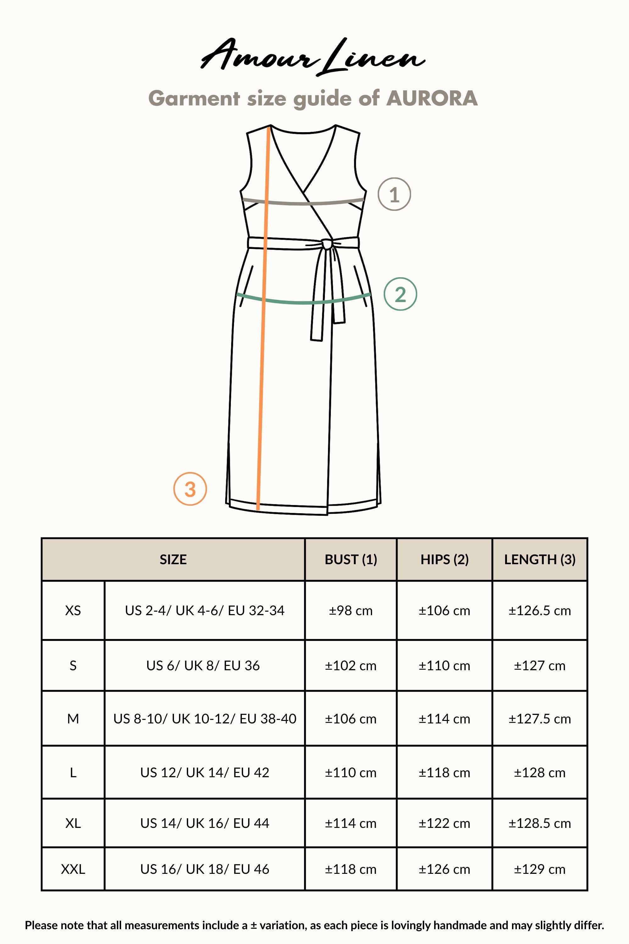 Size Chart (cm)