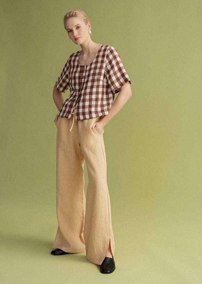 Leah Pants with Slits