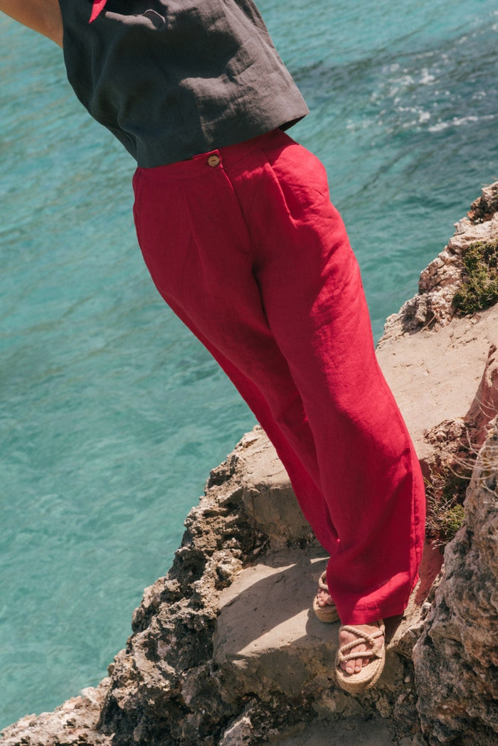 Lidoia Lace Panel Pants main image 1