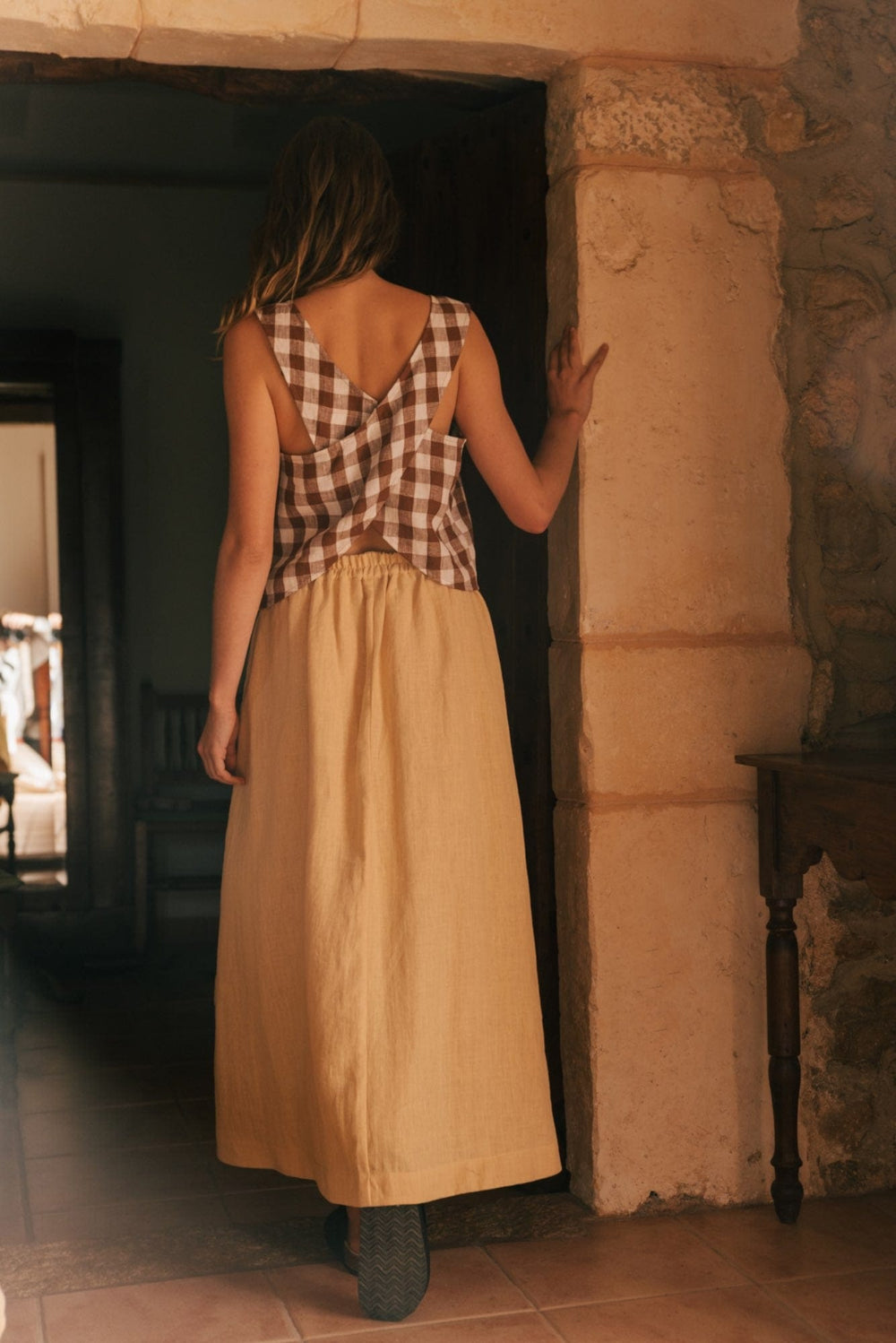 MONN Crossover Waist Skirt main image 0