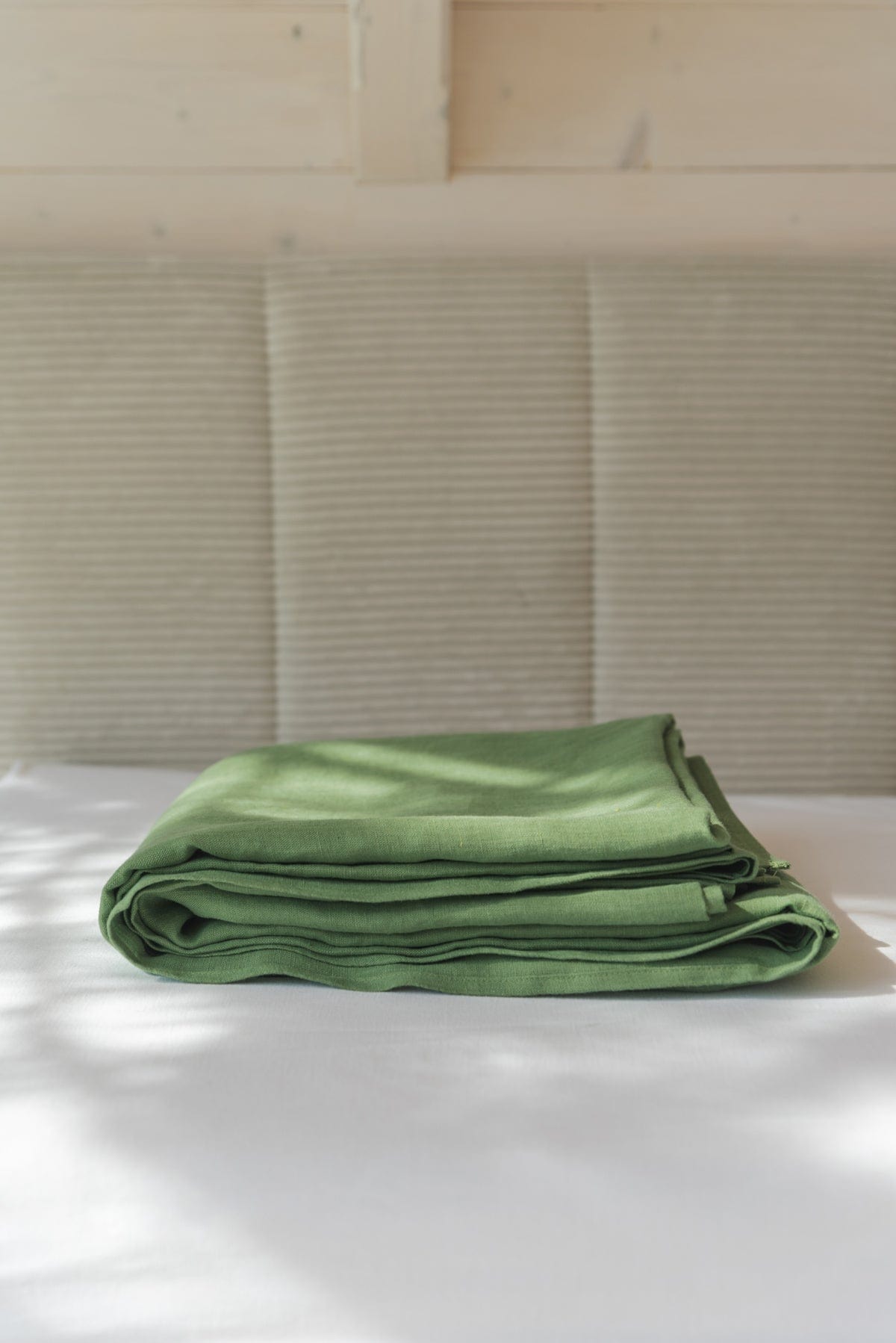 AmourLinen Linen flat sheet Linen flat sheet in Matcha Green Linen falt sheet in Charcoal