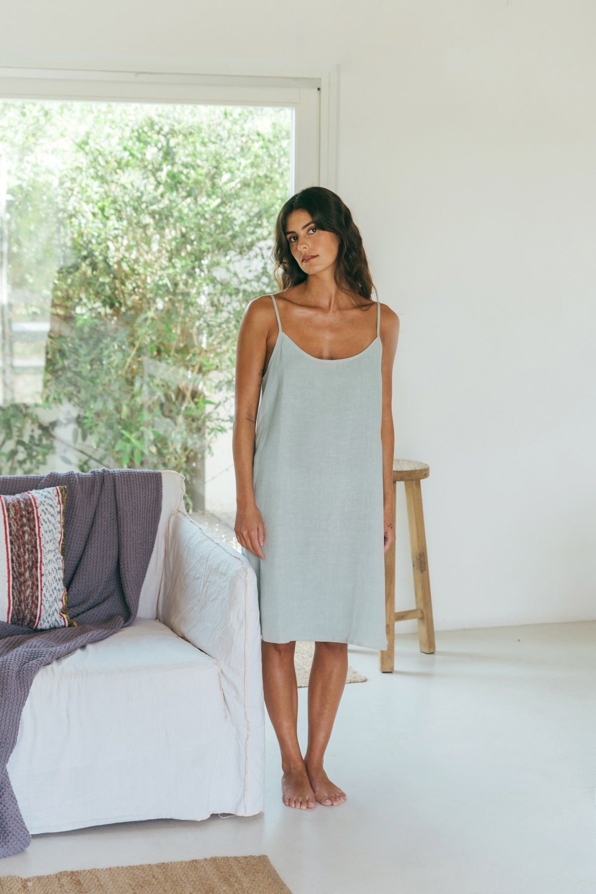 Night gown DREAMY in Sage Green