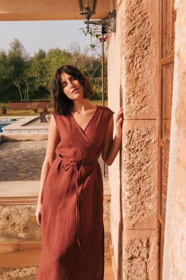 Azora Dress Terracotta