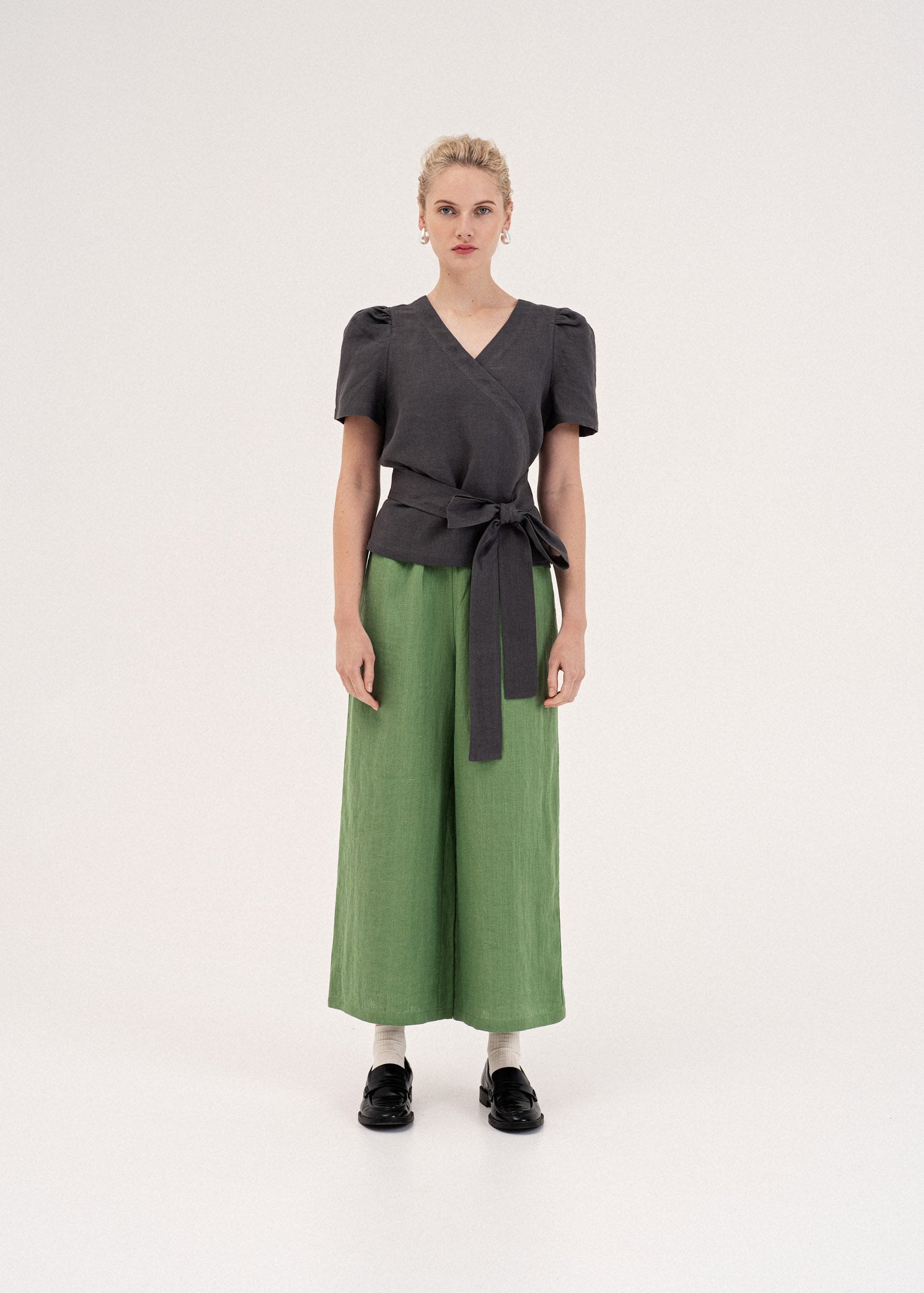 AmourLinen Linen pants Linen pants Tokyo Linen Pants For Women | AmourLinen | Wide Linen Pants