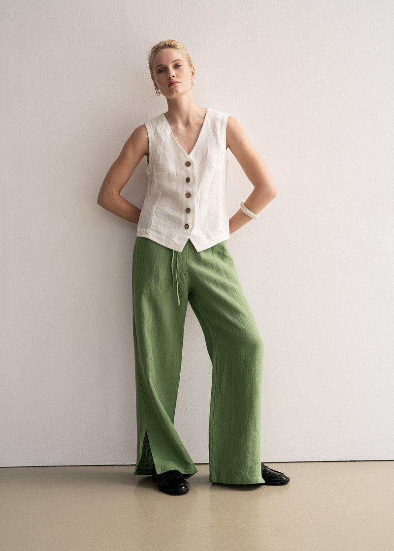 Leah Pants with Slits