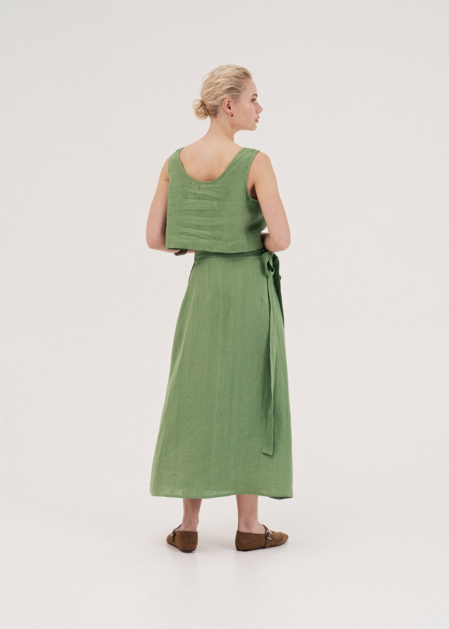 美品✨現行✨Lisiere アパルトモン　Linen Wrap Skirt 麻 Oahu Linen Wrap Mini Skirt – VICI