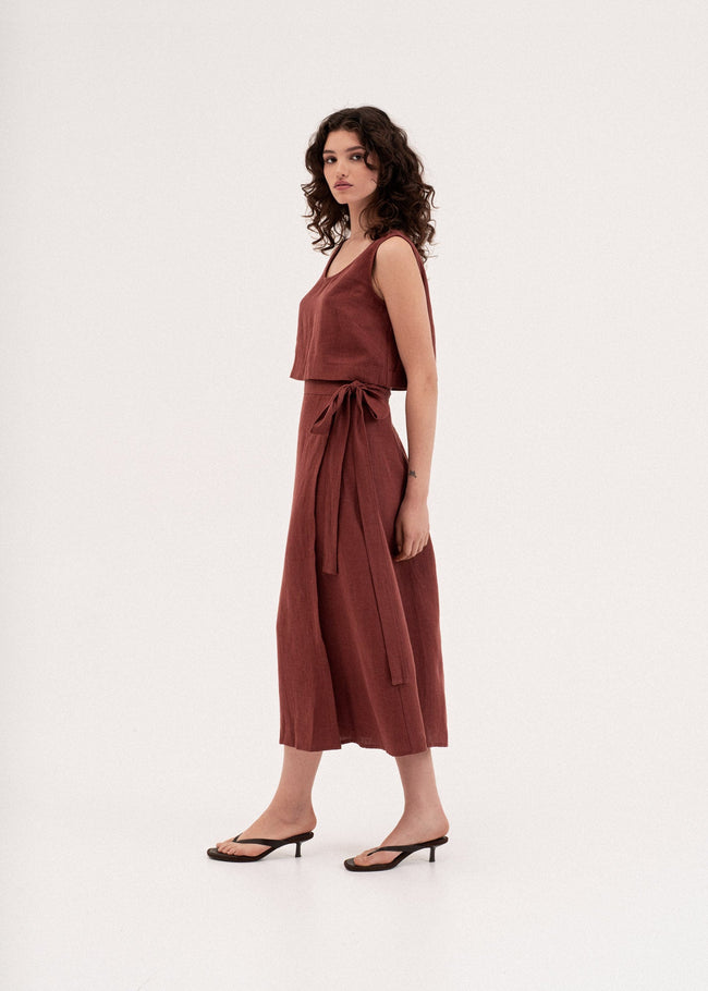 Iris Wrap Skirt
