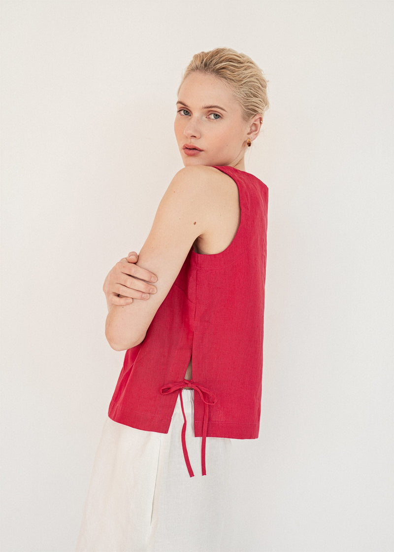 Rosie Top with Ties