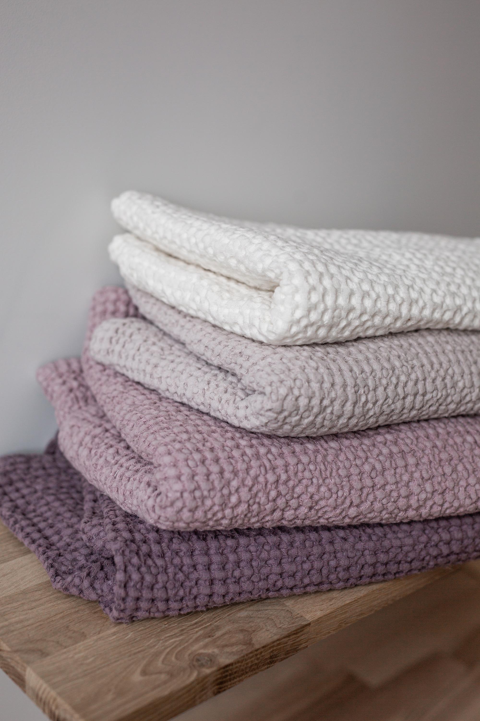 Waffle linen towels sale