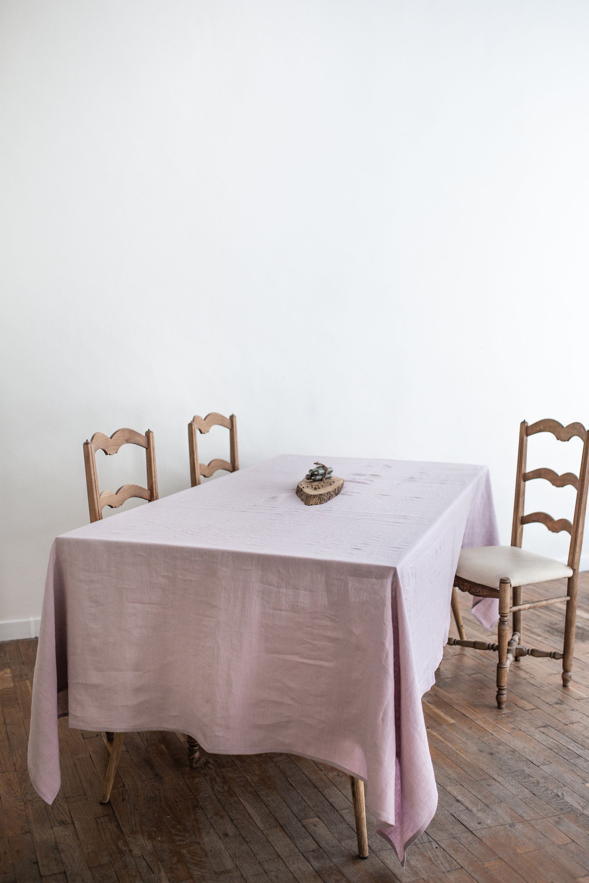Dusty Rose Linen Tablecloth By Amourlinen